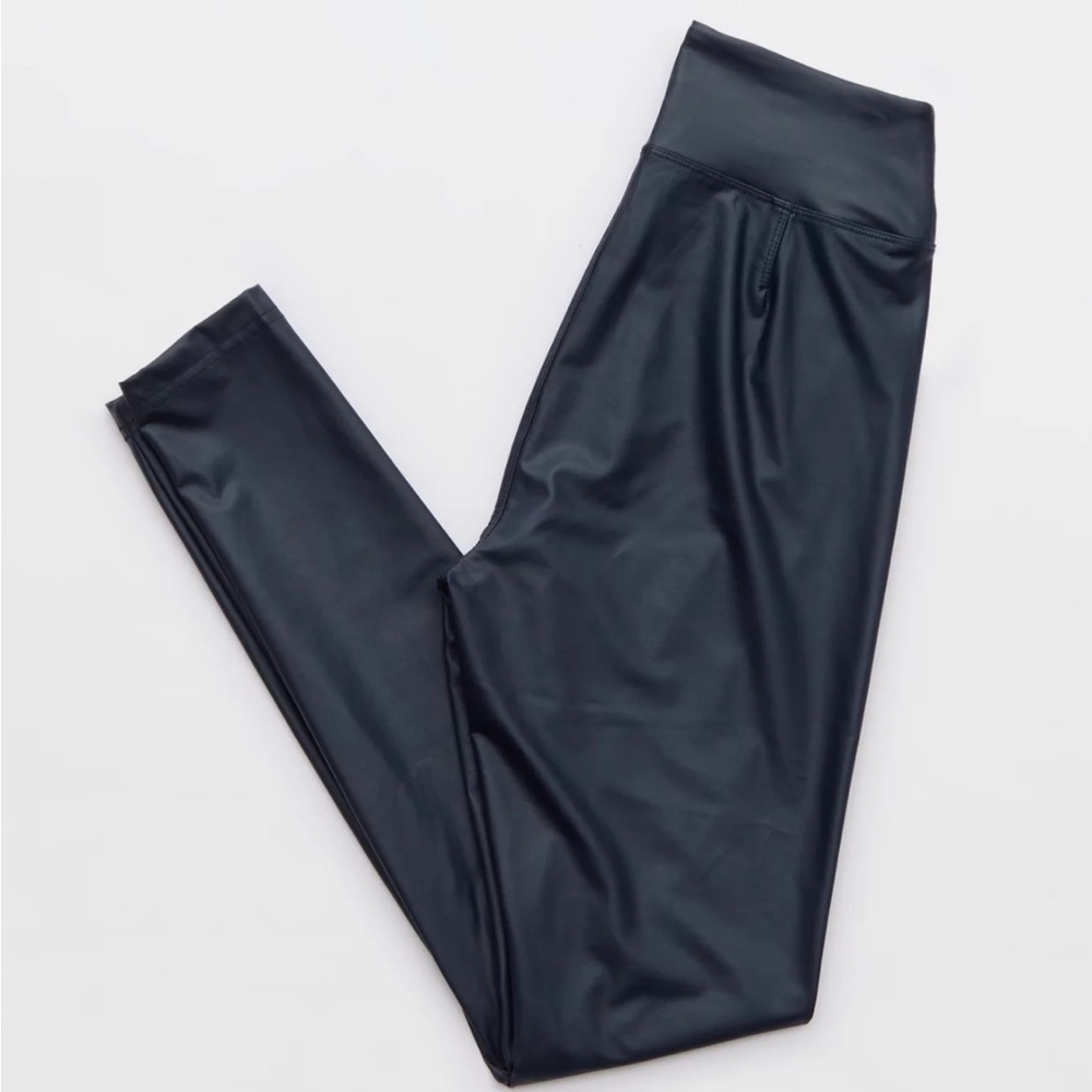 NWT Offline by aerie High Waist Real Luxe Leather Leggings Small